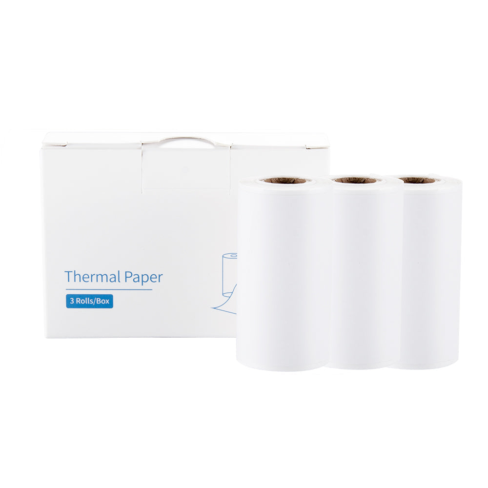 Vretti Self-Adhesive Thermal Paper Rolls Compatible With TP6-S Thermal Printer