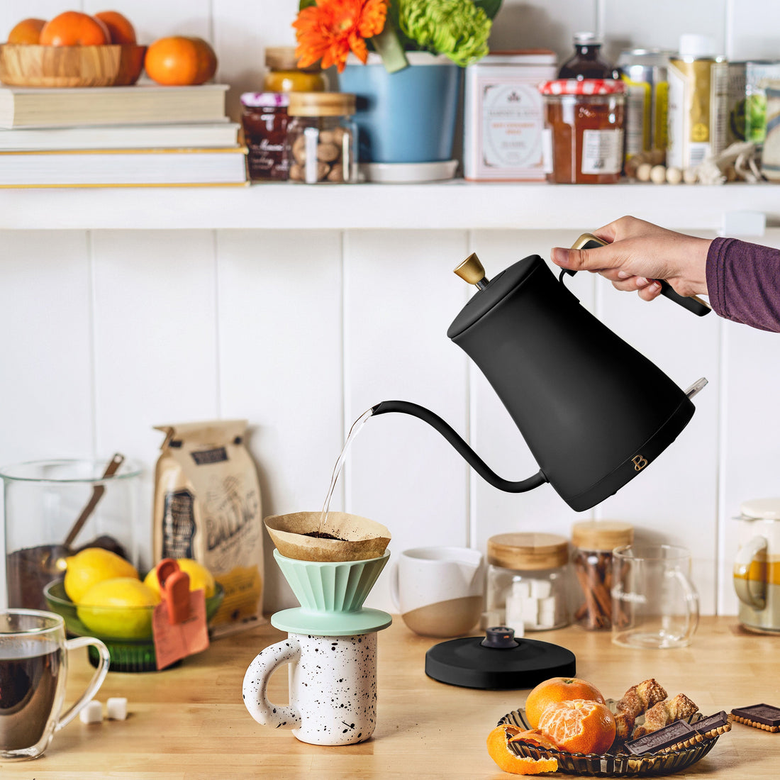 1.0L Electric Gooseneck Kettle