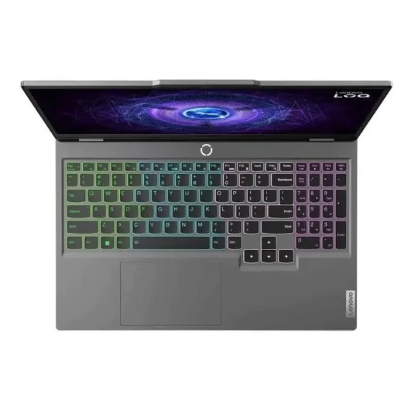 Lenovo LOQ 15IRX9 Gaming Intel®️ Core™️ i5-12450HX 12GB SO-DIMM DDR5-4800 512GB SSD NVMe®️ 15.6" FHD IPS 144Hz DOS NVidia®️ RTX™️ 2050 4GB Luna Grey White Backlit Eng_KB