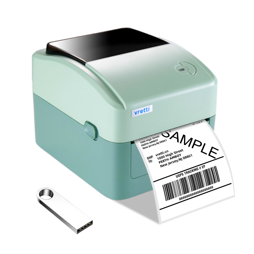 VRETTI 4 x 6Thermal Shipping Label Printer 420B USB