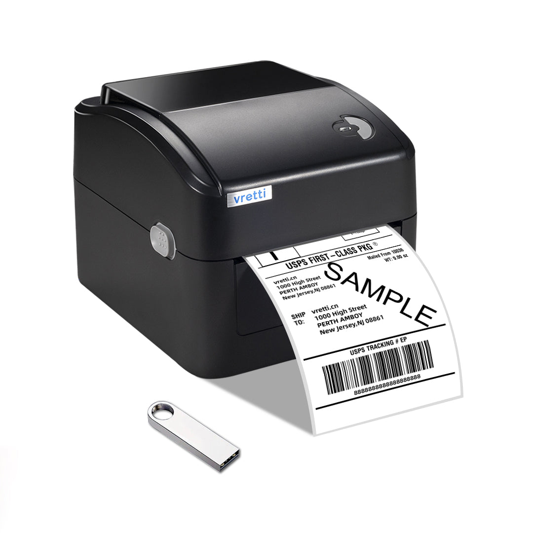 VRETTI 4 x 6Thermal Shipping Label Printer 420B USB