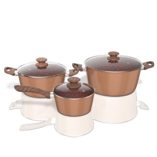 Bennett Read Copper & Rock Pot 6 Piece Set