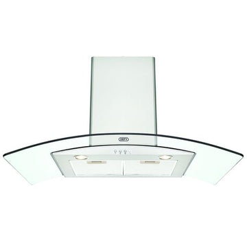 Defy 90cm Stainless Steel Premium Curved Glass Cooker hood DCH321