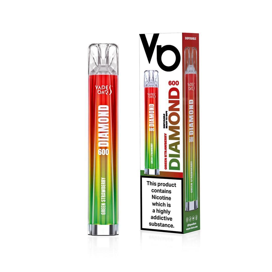 Diamond 600 Vape Green Strawberry - Vape Unit