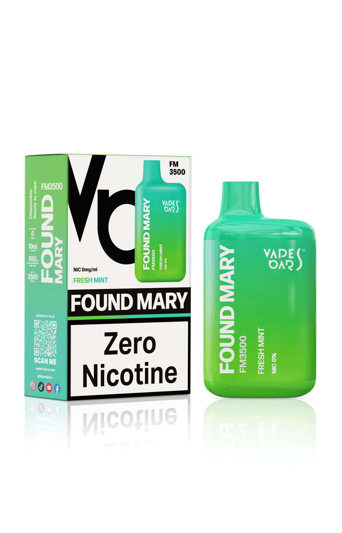 FOUND MARY FM3500 0MG FRESH MINT - Vape Unit