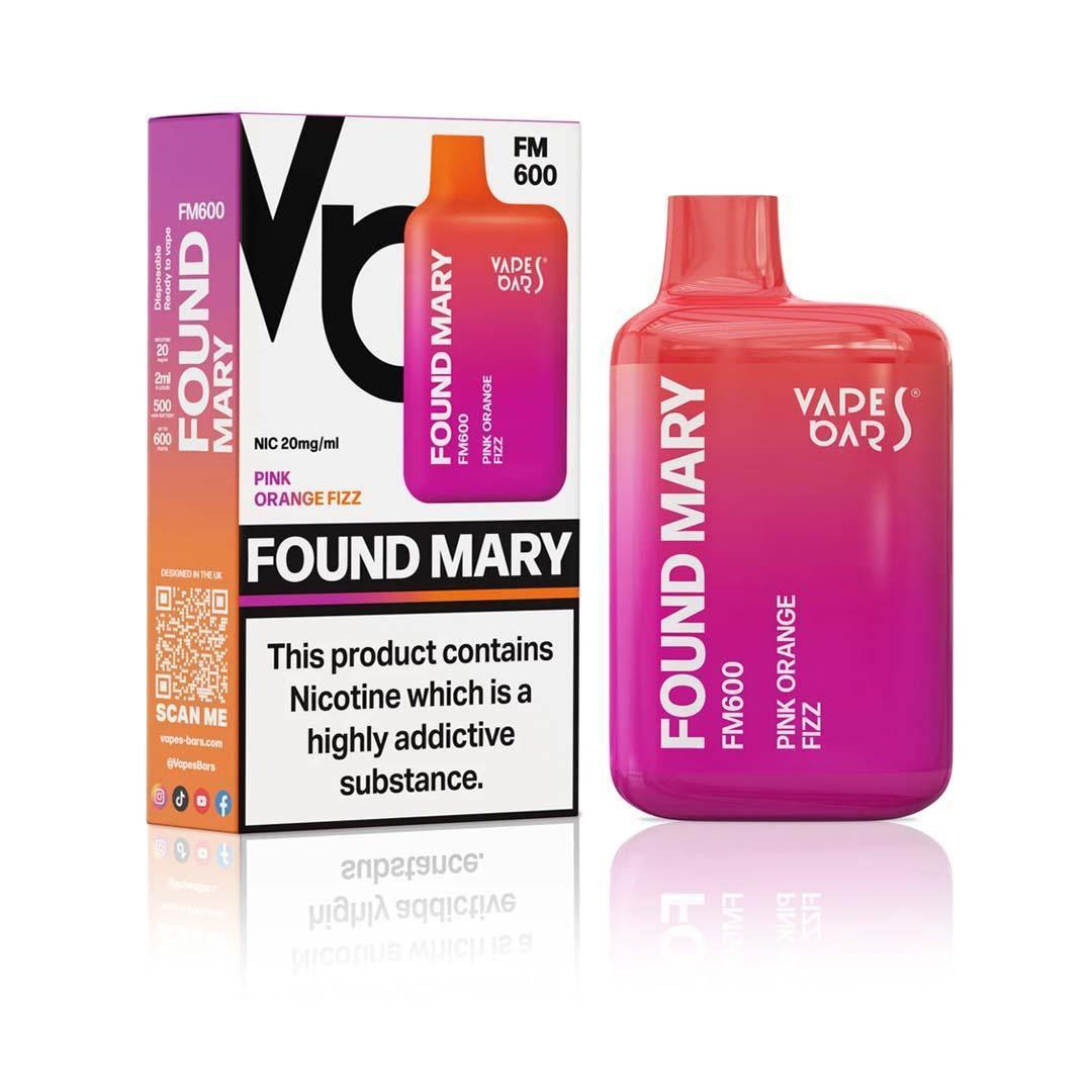 Found Mary FM600 Pink Orange Fizz - Vape Unit