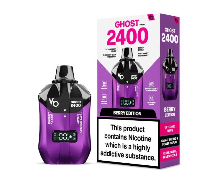 Ghost 2400 4-in-1 Berry Edition - Vape Unit