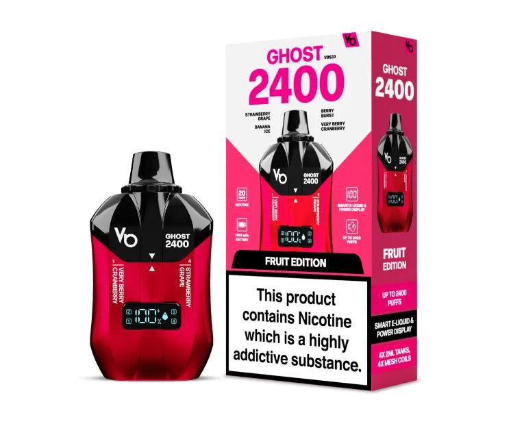 Ghost 2400 4-in-1 Fruit Edition - Vape Unit