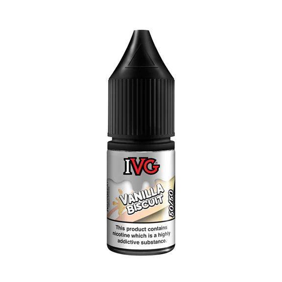 IVG VANILLA BISCUIT 50/50 10ML - Vape Unit