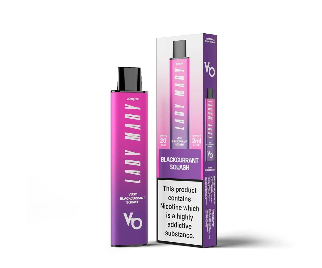 Lady Mary BLACKCURRANT SQUASH 20MG - Vape Unit