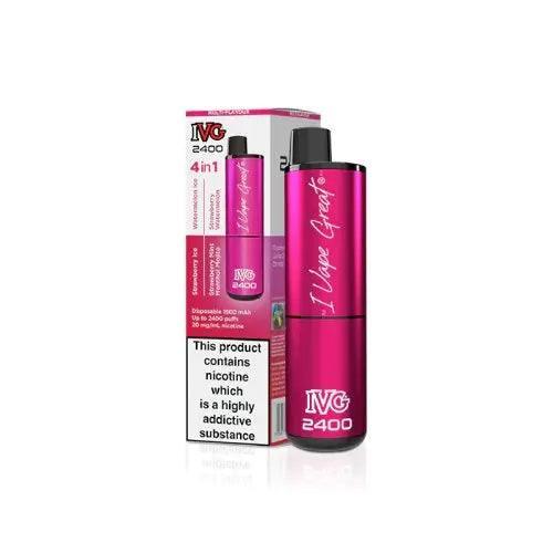 Pink Edition (4 in 1) IVG 2400 Disposable Vape - Vape Unit